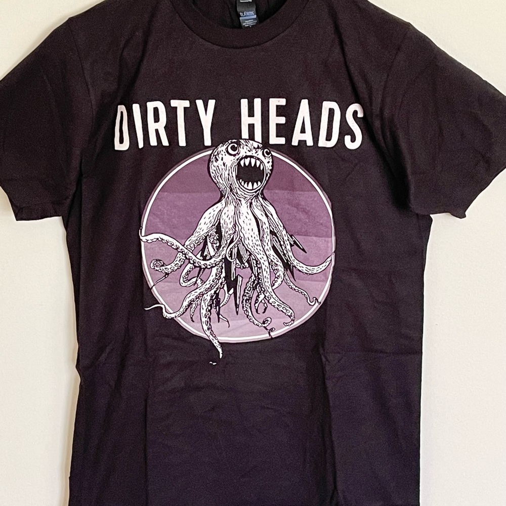 NEW RARE The Dirty Heads Original Octopus Tour Black Concert T Shirt Adult Small - Picture 3 of 9